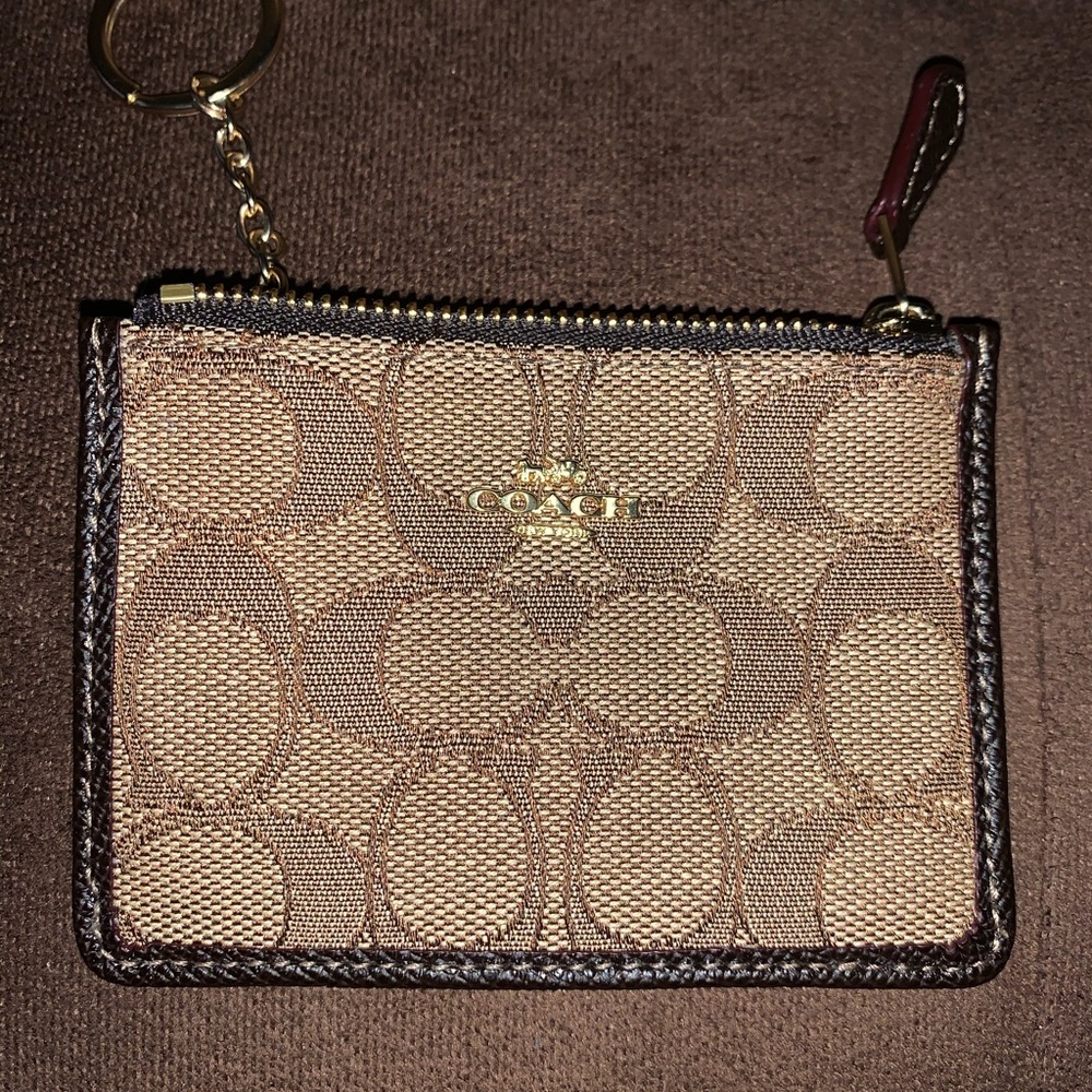 Coach Key and card holder